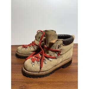 Vintage Kinney Mountaineering Leather Boots Made Italy Size 7.5 EU 40